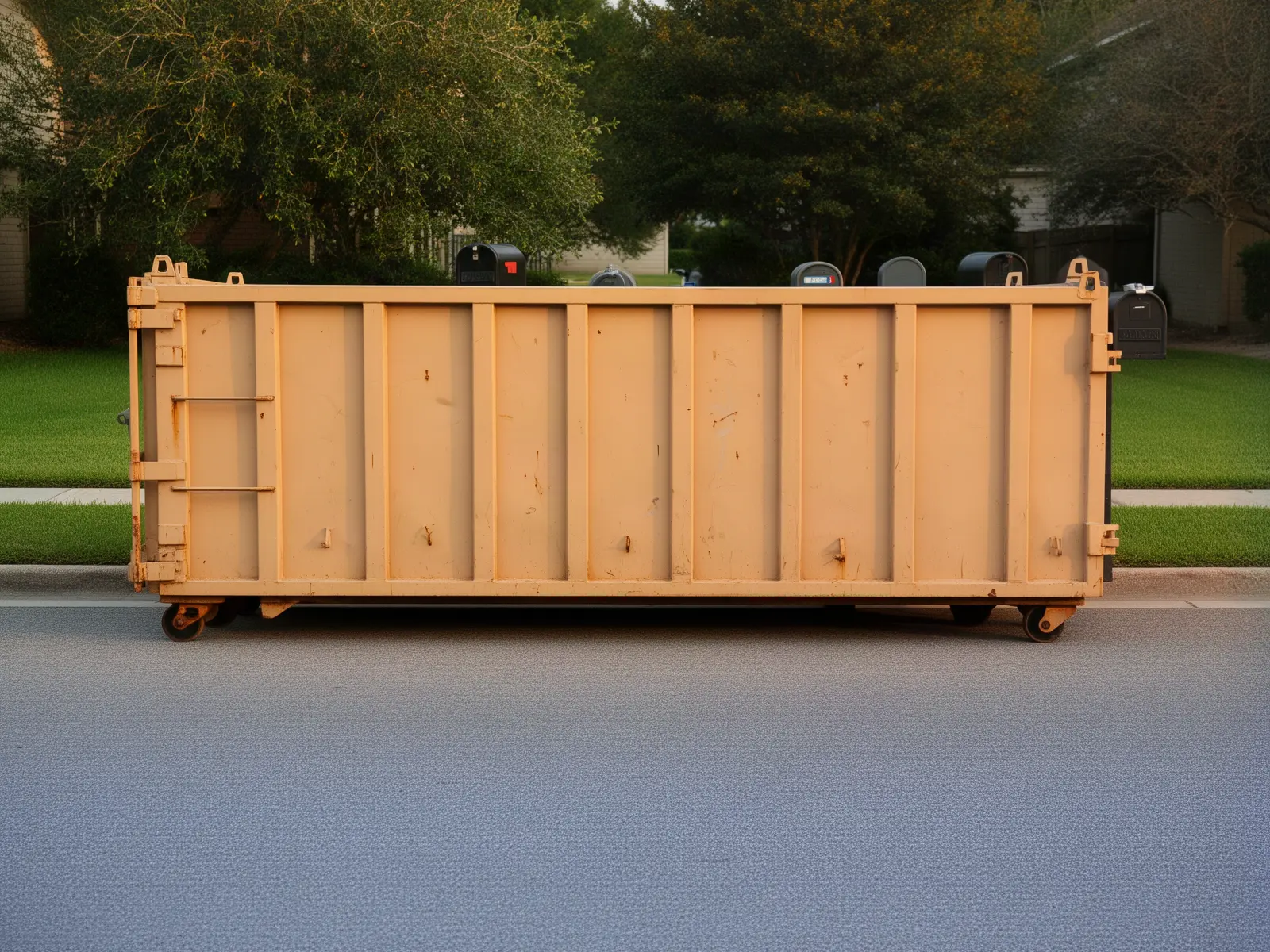 Roll-off dumpster from Anderson Hard Hat Dumpster Rental in Anderson, SC